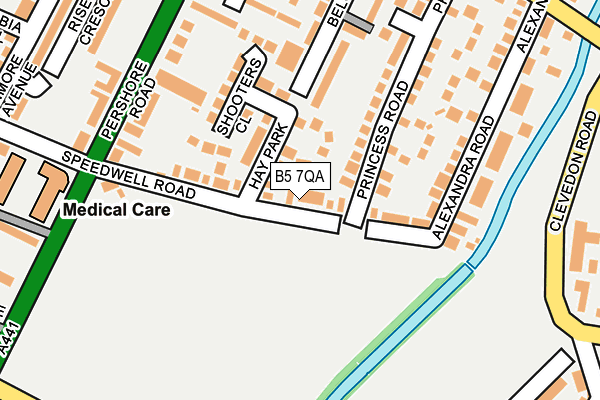 B5 7QA map - OS OpenMap – Local (Ordnance Survey) B5 7QA map - OS OpenMap – Local (Ordnance Survey)