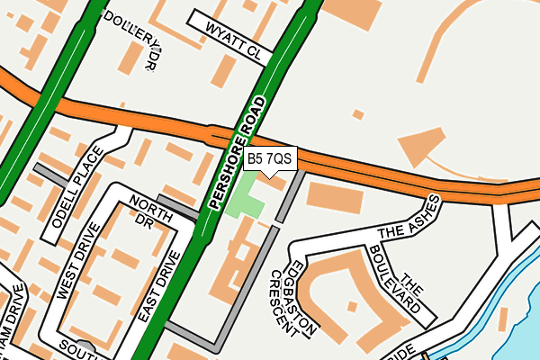 B5 7QS map - OS OpenMap – Local (Ordnance Survey) B5 7QS map - OS OpenMap – Local (Ordnance Survey)
