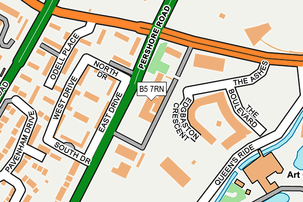 B5 7RN map - OS OpenMap – Local (Ordnance Survey) B5 7RN map - OS OpenMap – Local (Ordnance Survey)