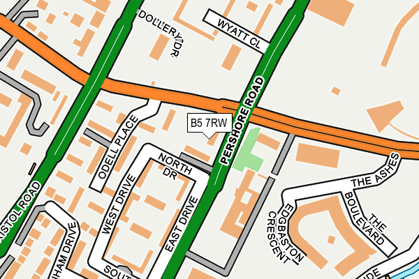 B5 7RW map - OS OpenMap – Local (Ordnance Survey) B5 7RW map - OS OpenMap – Local (Ordnance Survey)