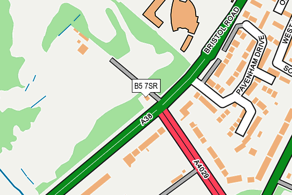 B5 7SR map - OS OpenMap – Local (Ordnance Survey) B5 7SR map - OS OpenMap – Local (Ordnance Survey)