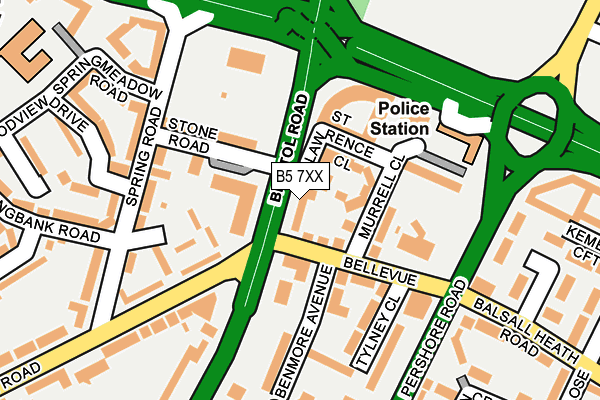B5 7XX map - OS OpenMap – Local (Ordnance Survey) B5 7XX map - OS OpenMap – Local (Ordnance Survey)