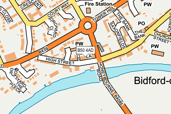 B50 4AD map - OS OpenMap – Local (Ordnance Survey) B50 4AD map - OS OpenMap – Local (Ordnance Survey)