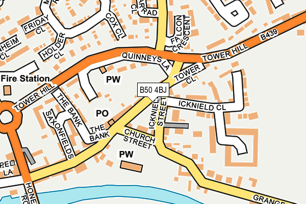 B50 4BJ map - OS OpenMap – Local (Ordnance Survey) B50 4BJ map - OS OpenMap – Local (Ordnance Survey)