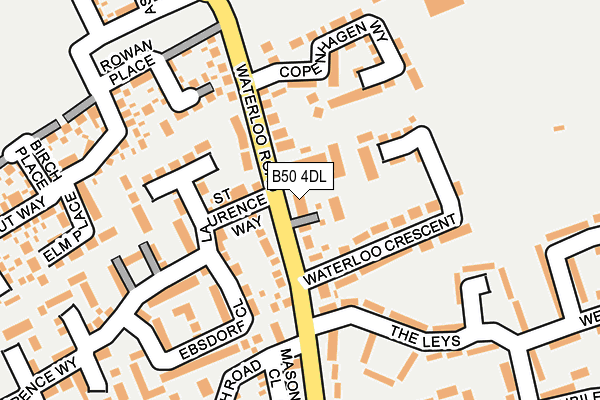 B50 4DL map - OS OpenMap – Local (Ordnance Survey) B50 4DL map - OS OpenMap – Local (Ordnance Survey)