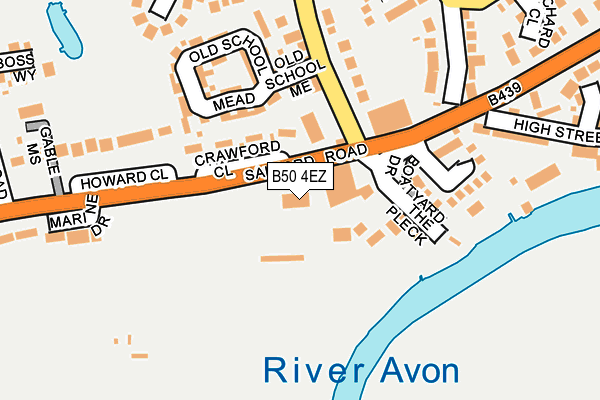 B50 4EZ map - OS OpenMap – Local (Ordnance Survey) B50 4EZ map - OS OpenMap – Local (Ordnance Survey)