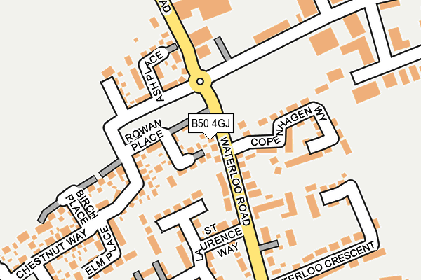 B50 4GJ map - OS OpenMap – Local (Ordnance Survey) B50 4GJ map - OS OpenMap – Local (Ordnance Survey)
