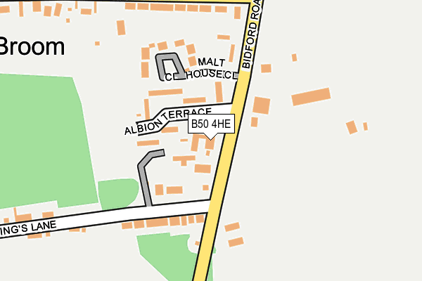 B50 4HE map - OS OpenMap – Local (Ordnance Survey) B50 4HE map - OS OpenMap – Local (Ordnance Survey)