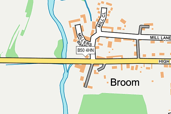 B50 4HN map - OS OpenMap – Local (Ordnance Survey) B50 4HN map - OS OpenMap – Local (Ordnance Survey)