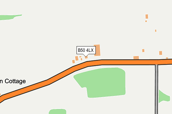 B50 4LX map - OS OpenMap – Local (Ordnance Survey) B50 4LX map - OS OpenMap – Local (Ordnance Survey)