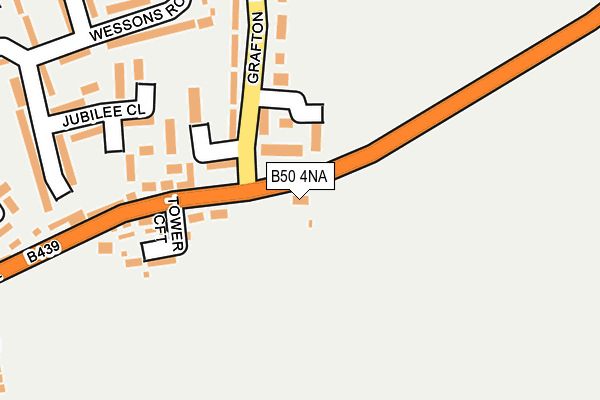 B50 4NA map - OS OpenMap – Local (Ordnance Survey) B50 4NA map - OS OpenMap – Local (Ordnance Survey)