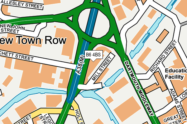B6 4BS map - OS OpenMap – Local (Ordnance Survey) B6 4BS map - OS OpenMap – Local (Ordnance Survey)