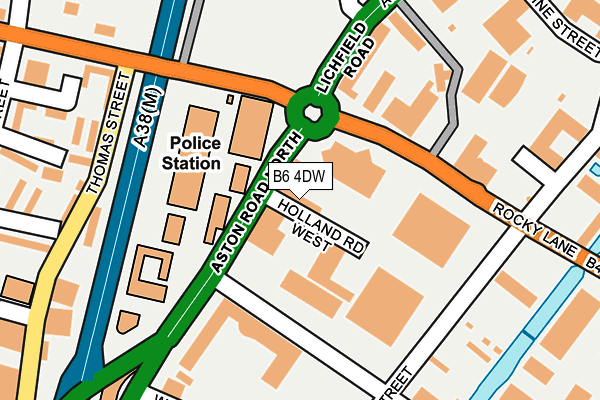 B6 4DW map - OS OpenMap – Local (Ordnance Survey) B6 4DW map - OS OpenMap – Local (Ordnance Survey)