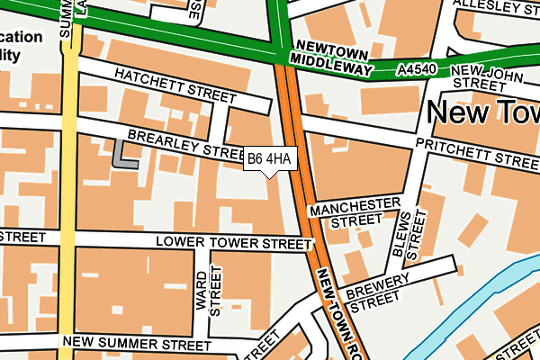 B6 4HA map - OS OpenMap – Local (Ordnance Survey) B6 4HA map - OS OpenMap – Local (Ordnance Survey)