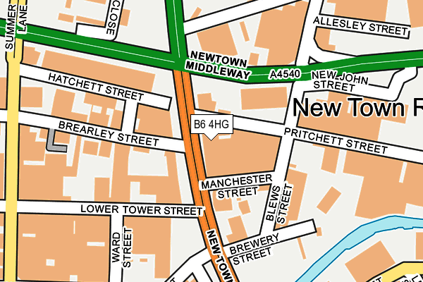 B6 4HG map - OS OpenMap – Local (Ordnance Survey) B6 4HG map - OS OpenMap – Local (Ordnance Survey)