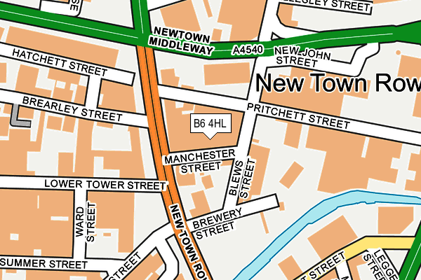 B6 4HL map - OS OpenMap – Local (Ordnance Survey) B6 4HL map - OS OpenMap – Local (Ordnance Survey)