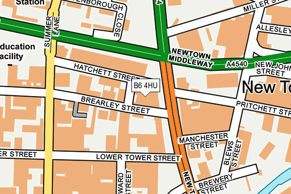 B6 4HU map - OS OpenMap – Local (Ordnance Survey) B6 4HU map - OS OpenMap – Local (Ordnance Survey)