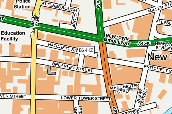 B6 4HZ map - OS OpenMap – Local (Ordnance Survey) B6 4HZ map - OS OpenMap – Local (Ordnance Survey)
