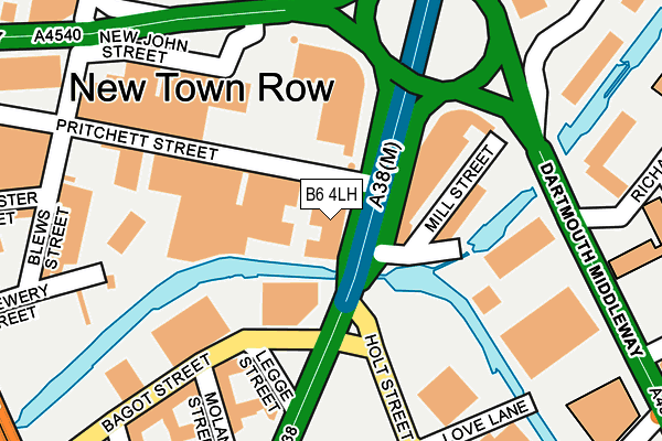 B6 4LH map - OS OpenMap – Local (Ordnance Survey) B6 4LH map - OS OpenMap – Local (Ordnance Survey)