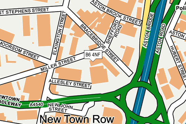 B6 4NF map - OS OpenMap – Local (Ordnance Survey) B6 4NF map - OS OpenMap – Local (Ordnance Survey)