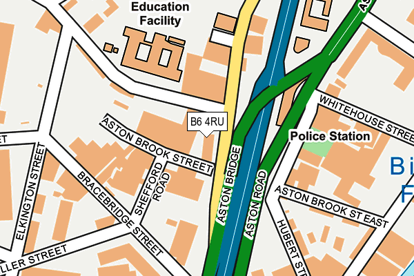 B6 4RU map - OS OpenMap – Local (Ordnance Survey) B6 4RU map - OS OpenMap – Local (Ordnance Survey)