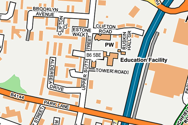 B6 5BE map - OS OpenMap – Local (Ordnance Survey) B6 5BE map - OS OpenMap – Local (Ordnance Survey)
