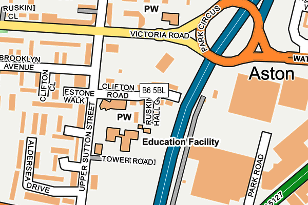 B6 5BL map - OS OpenMap – Local (Ordnance Survey) B6 5BL map - OS OpenMap – Local (Ordnance Survey)