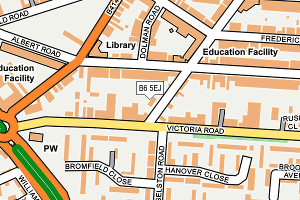 B6 5EJ map - OS OpenMap – Local (Ordnance Survey) B6 5EJ map - OS OpenMap – Local (Ordnance Survey)