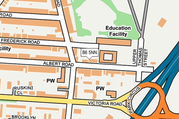 B6 5NN map - OS OpenMap – Local (Ordnance Survey) B6 5NN map - OS OpenMap – Local (Ordnance Survey)