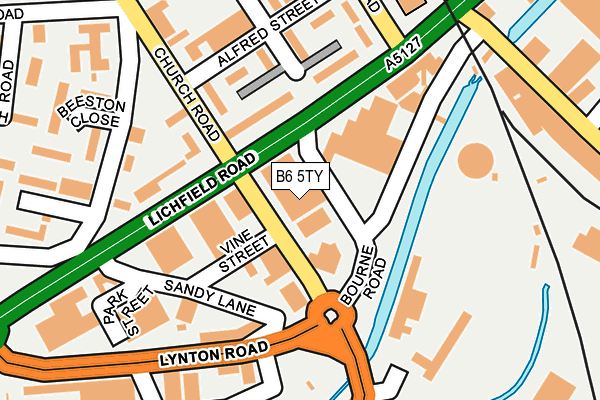 B6 5TY map - OS OpenMap – Local (Ordnance Survey) B6 5TY map - OS OpenMap – Local (Ordnance Survey)