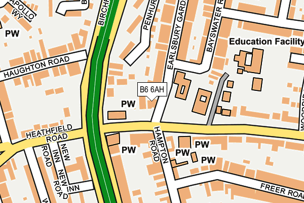 B6 6AH map - OS OpenMap – Local (Ordnance Survey) B6 6AH map - OS OpenMap – Local (Ordnance Survey)