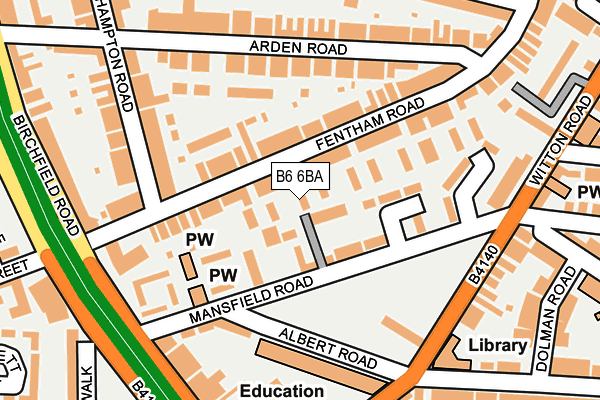 B6 6BA map - OS OpenMap – Local (Ordnance Survey) B6 6BA map - OS OpenMap – Local (Ordnance Survey)