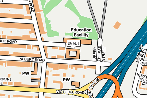 B6 6DJ map - OS OpenMap – Local (Ordnance Survey) B6 6DJ map - OS OpenMap – Local (Ordnance Survey)