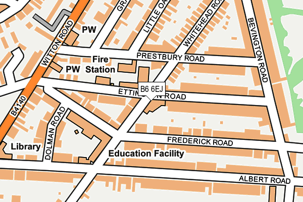 B6 6EJ map - OS OpenMap – Local (Ordnance Survey) B6 6EJ map - OS OpenMap – Local (Ordnance Survey)