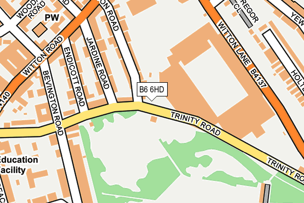 B6 6HD map - OS OpenMap – Local (Ordnance Survey) B6 6HD map - OS OpenMap – Local (Ordnance Survey)