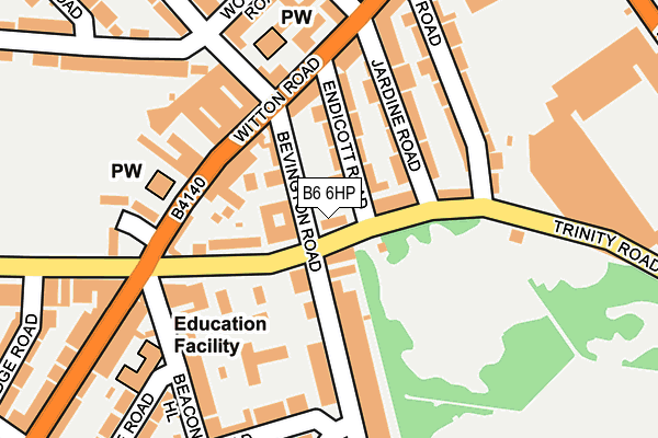 B6 6HP map - OS OpenMap – Local (Ordnance Survey) B6 6HP map - OS OpenMap – Local (Ordnance Survey)