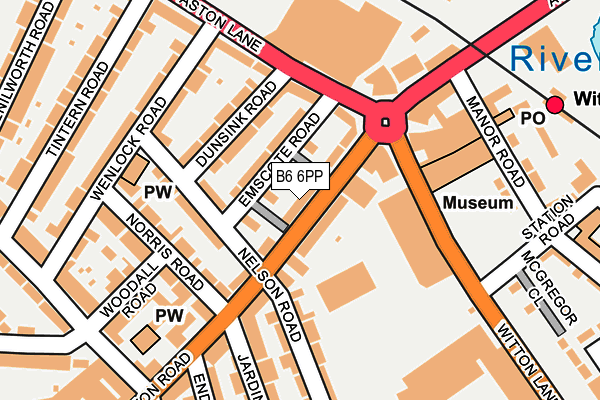 B6 6PP map - OS OpenMap – Local (Ordnance Survey) B6 6PP map - OS OpenMap – Local (Ordnance Survey)