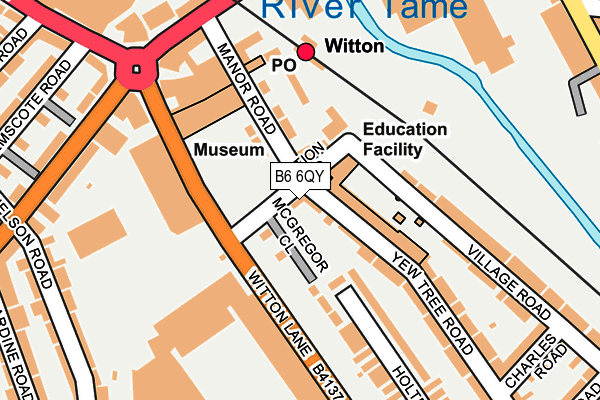 B6 6QY map - OS OpenMap – Local (Ordnance Survey) B6 6QY map - OS OpenMap – Local (Ordnance Survey)