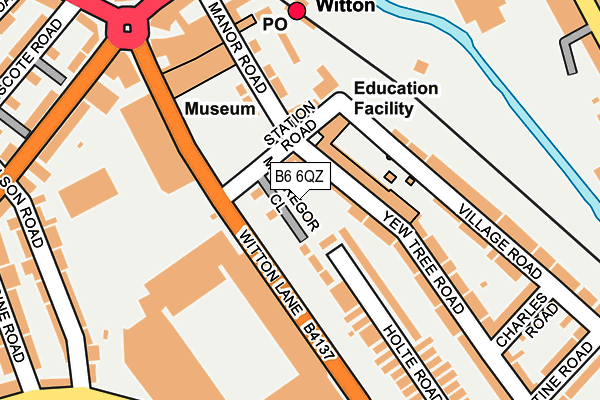 B6 6QZ map - OS OpenMap – Local (Ordnance Survey) B6 6QZ map - OS OpenMap – Local (Ordnance Survey)