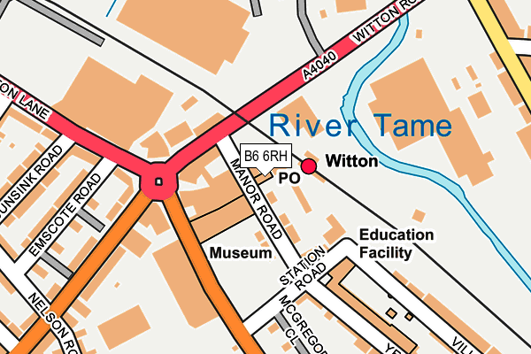B6 6RH map - OS OpenMap – Local (Ordnance Survey) B6 6RH map - OS OpenMap – Local (Ordnance Survey)