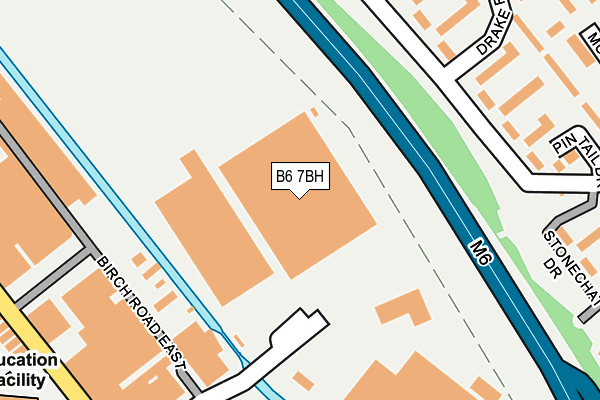 B6 7BH map - OS OpenMap – Local (Ordnance Survey) B6 7BH map - OS OpenMap – Local (Ordnance Survey)