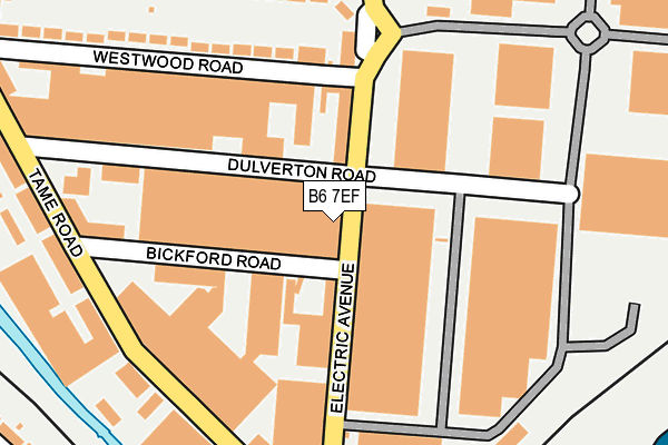 B6 7EF map - OS OpenMap – Local (Ordnance Survey) B6 7EF map - OS OpenMap – Local (Ordnance Survey)