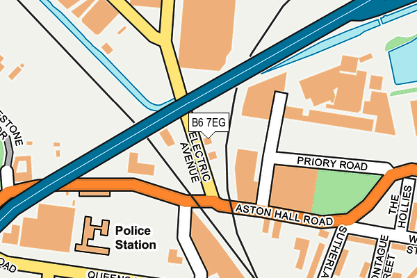 B6 7EG map - OS OpenMap – Local (Ordnance Survey) B6 7EG map - OS OpenMap – Local (Ordnance Survey)