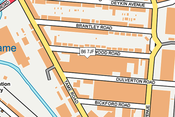 B6 7JF map - OS OpenMap – Local (Ordnance Survey) B6 7JF map - OS OpenMap – Local (Ordnance Survey)