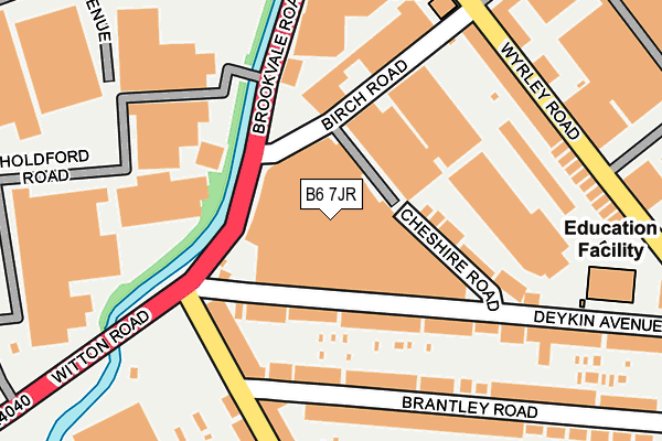 B6 7JR map - OS OpenMap – Local (Ordnance Survey) B6 7JR map - OS OpenMap – Local (Ordnance Survey)