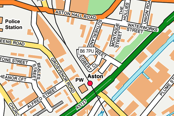 B6 7PU map - OS OpenMap – Local (Ordnance Survey) B6 7PU map - OS OpenMap – Local (Ordnance Survey)