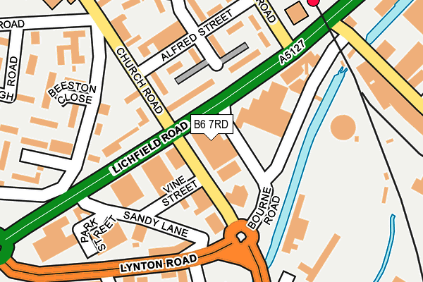 B6 7RD map - OS OpenMap – Local (Ordnance Survey) B6 7RD map - OS OpenMap – Local (Ordnance Survey)