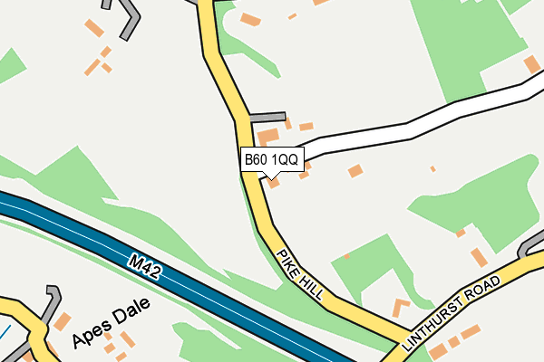 B60 1QQ map - OS OpenMap – Local (Ordnance Survey) B60 1QQ map - OS OpenMap – Local (Ordnance Survey)