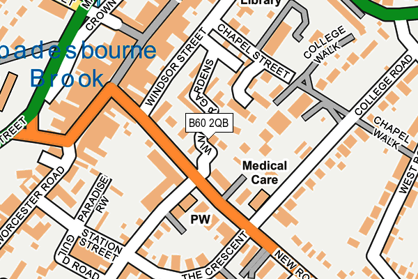 B60 2QB map - OS OpenMap – Local (Ordnance Survey) B60 2QB map - OS OpenMap – Local (Ordnance Survey)