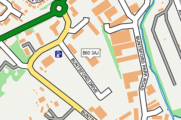 B60 3AJ map - OS OpenMap – Local (Ordnance Survey) B60 3AJ map - OS OpenMap – Local (Ordnance Survey)